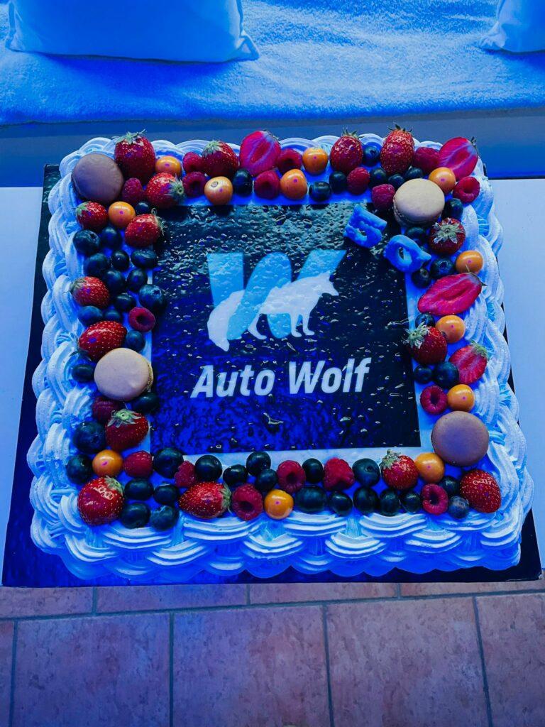 Torte zum Jubiläum Auto Wolf
